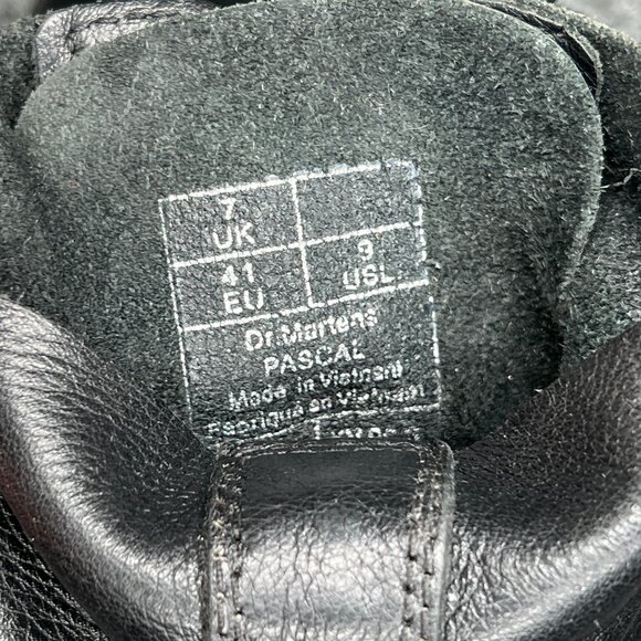 Dr. Martens 1460 Pascal Boots Women's Size 9 Black Virgin Leather Lace Up Combat - Picture 14 of 14